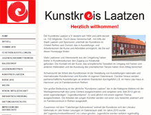 Tablet Screenshot of kunstkreis-laatzen.org